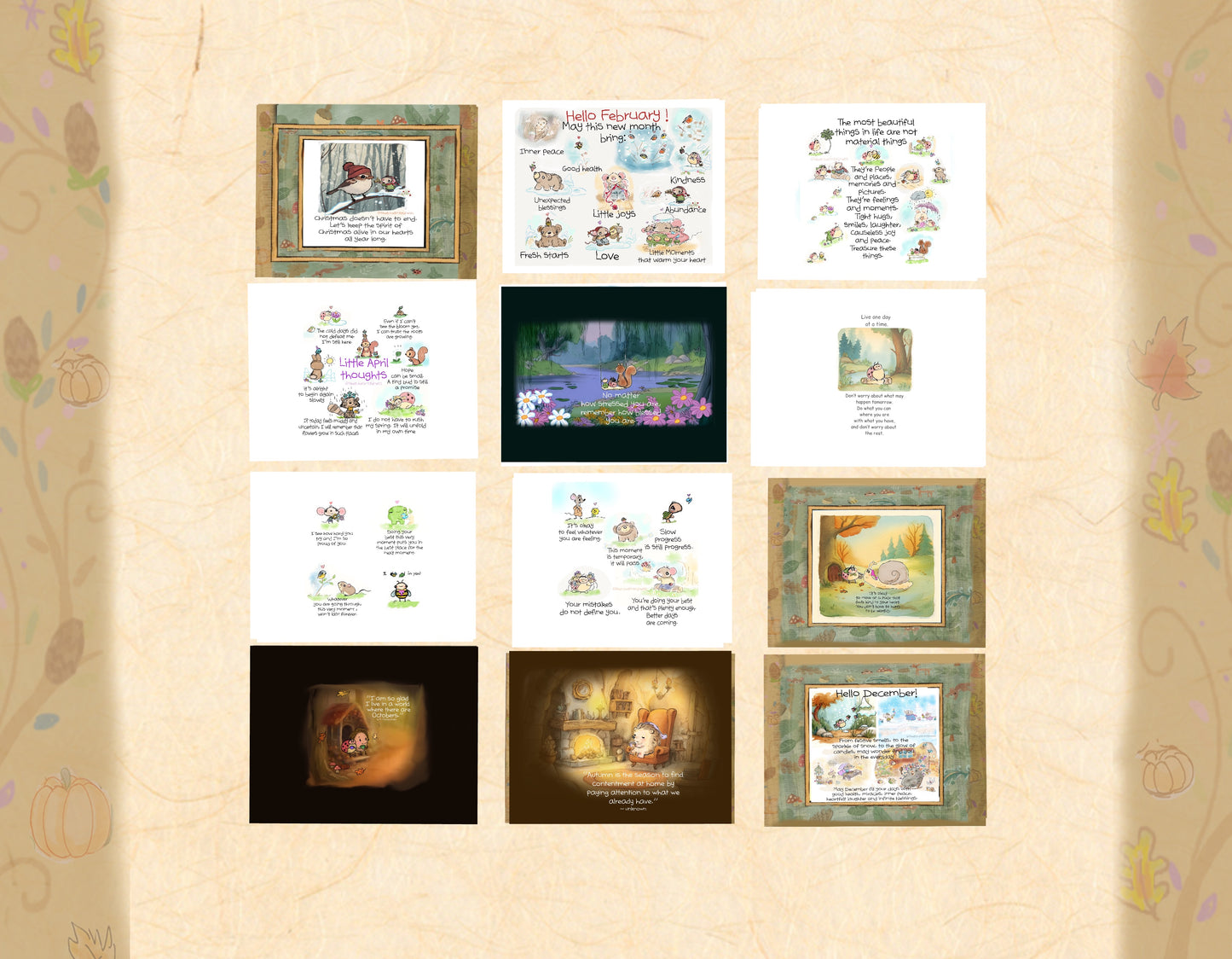Sketches In Stillness 2027 Calendar