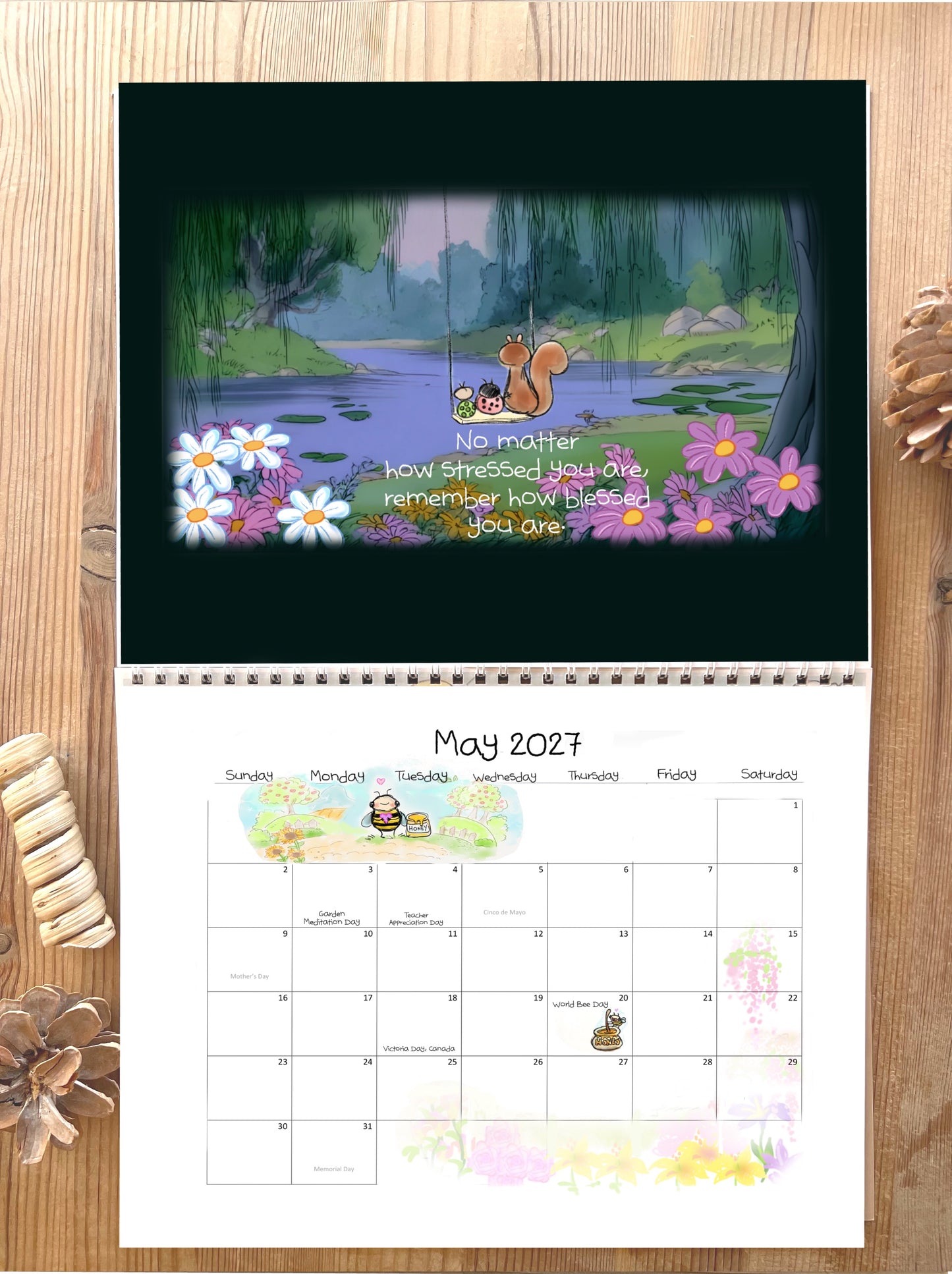 Sketches In Stillness 2027 Calendar