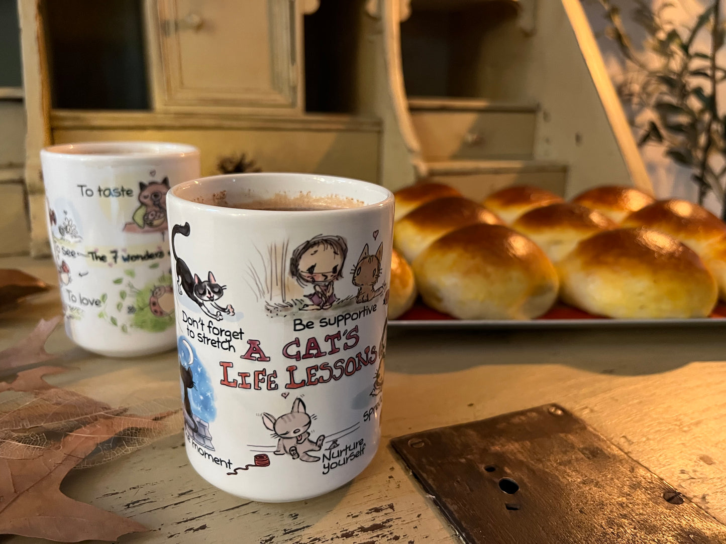 A Cat's Life Lessons Mug