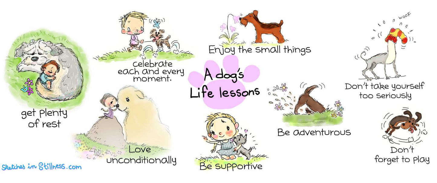 Dog Life Lessons Mug