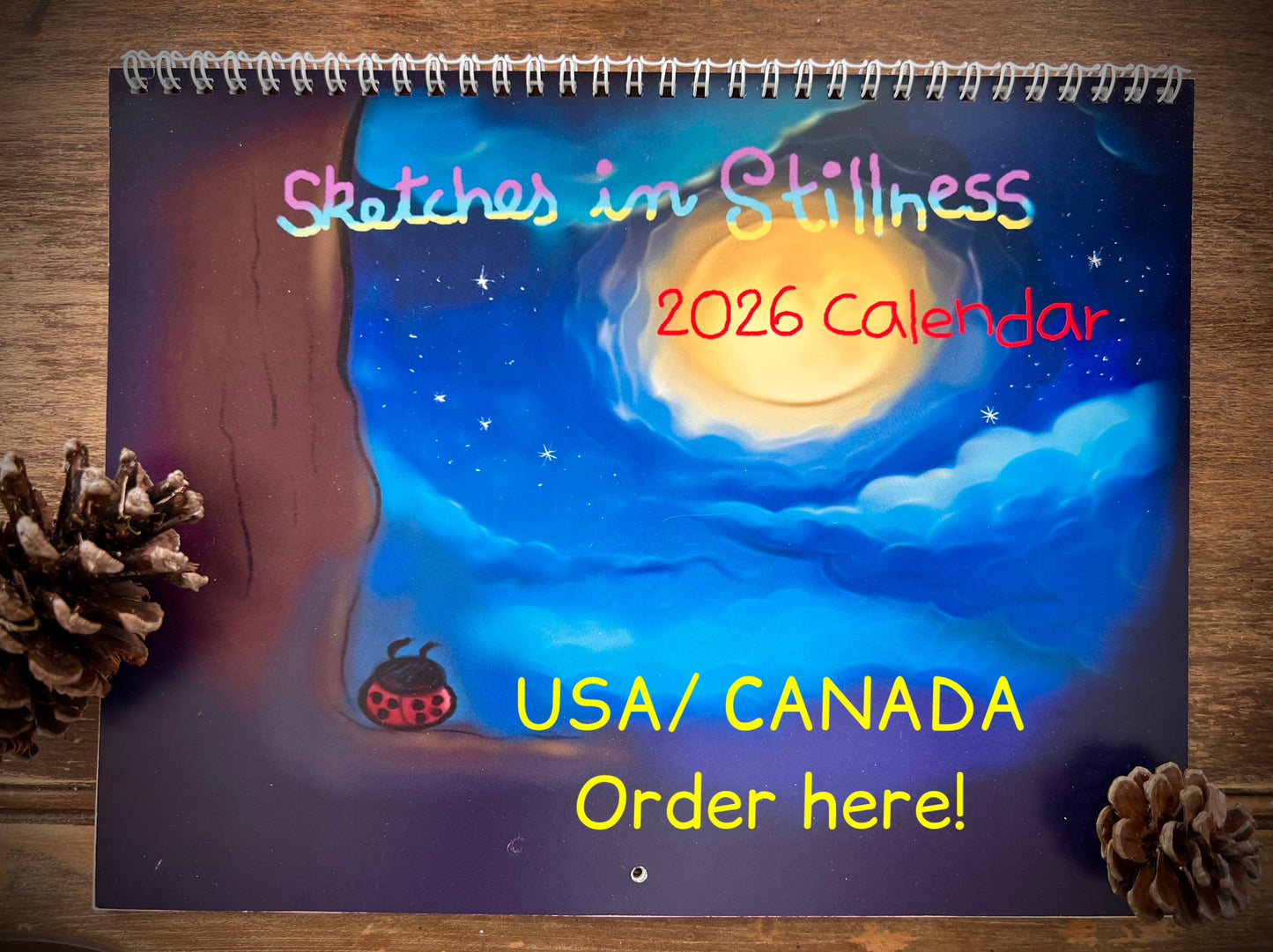 sketches In Stillness 2026 Calendar (US & CA)