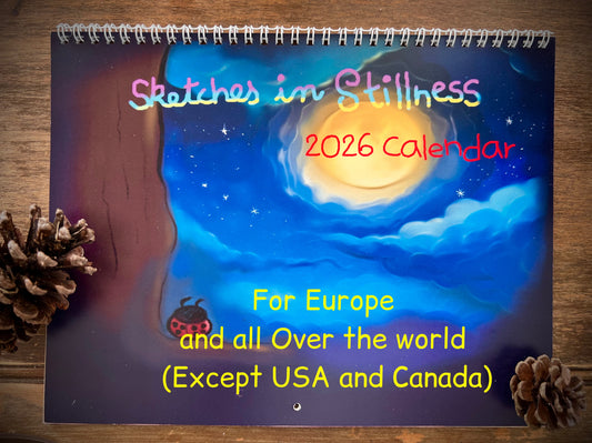 Sketches In Stillness Wall calendars 2026 (EU & Rest of World)
